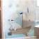 Stick plastic interior color "White Bear in a boat" 58x60 cm