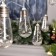 Garland “thread” 3 m with nozzles “lamp”, ip20, transparent thread, 80 LED, white glow, 8 modes, 220 V