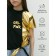T -shirt Children's Amarobaby Gloss, height 152 cm, black/gold color