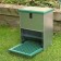 Bunker feeder for poultry at 20 kg, pedal, galvanized steel, Feed-o-Matic