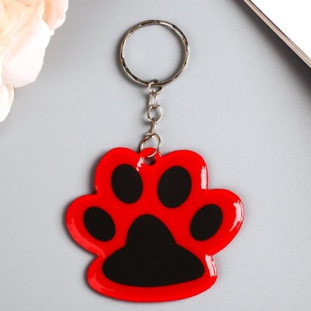 Browler plastic reflective "paw" mix 5.5x5 cm