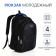 Youth backpack on a zipper, 4 pockets, black/blue color