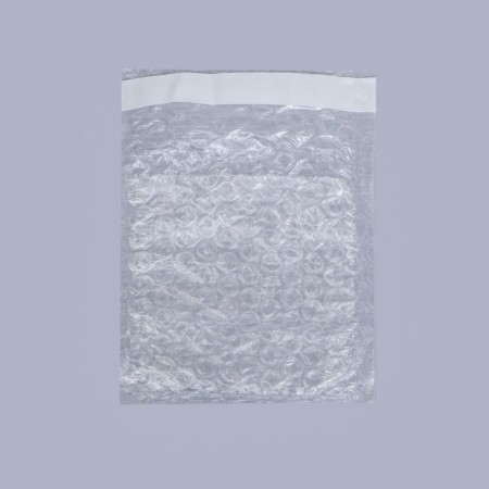 A package of runway with a valve and an adhesive layer, p/e, 10 x 10 + 5 cm