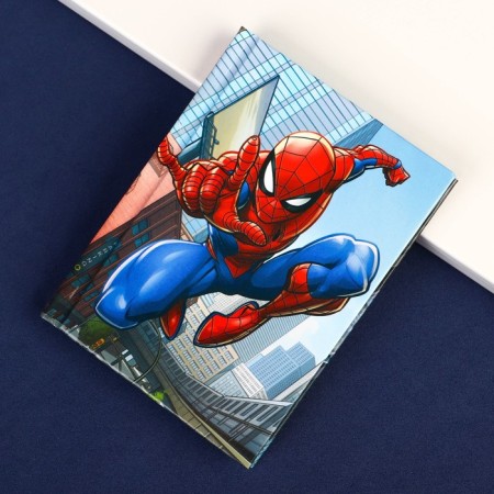 Notepad A7, 64 sheets, in a solid cover, Spider-Man-5