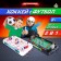 Hockey + Football board game, 2 in 1, 2 sets of players