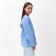 Longsliv children's minku, blue color, height 146 cm