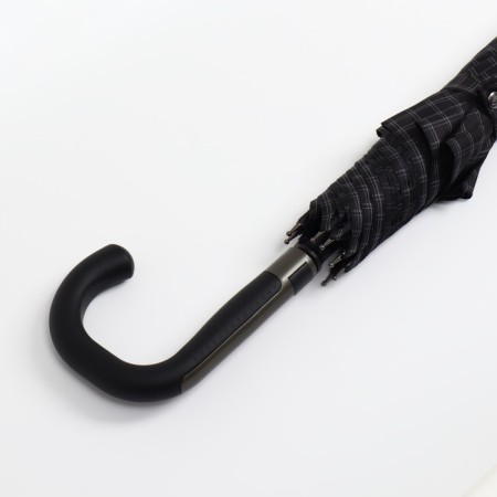 Umbrella - a semiautomatic “cage” cane, 8 knitting needles, r = 59 cm, black color-6