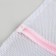 A bag for washing linen shade, 50 × 60 cm, large mesh, white color