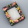The box is folding, the cover is, "Present", 16.5 x 12.5 x 5.2 cm with a window