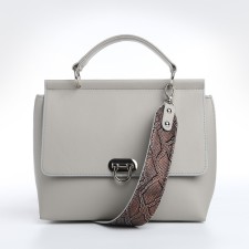 Women's bag Textura, messenger, medium size, color gray