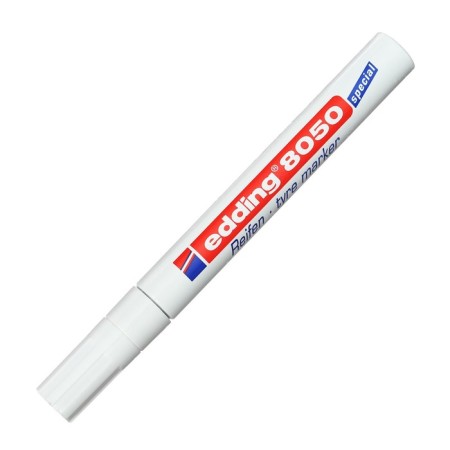 Industrial marker for tires and rubber Eding E -8050/49, 2.0 - 4.0 mm, white-1