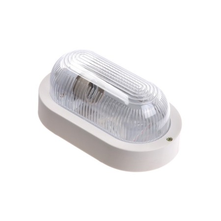 NBP lamp, under the lamp, IP54, 220 V, oval, plastic, white