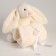 Soft toy with a blanket "Bunny", white color