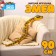 Soft toy "Snake", 90 cm, yellow spots