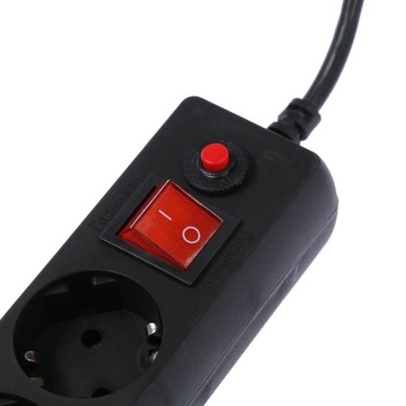 Network filter "Garrison", 6 outlets, 5 m, 10 a, 2200 watts, with salary, black-1