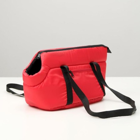 Bag - Animal Carriage "Cabriolet", 34 x 20 x 21 cm, red-1