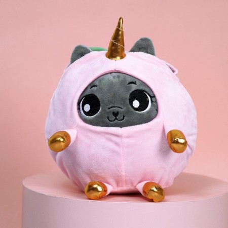 Soft toy "Kit in a suit of unicorn", 20 cm-1