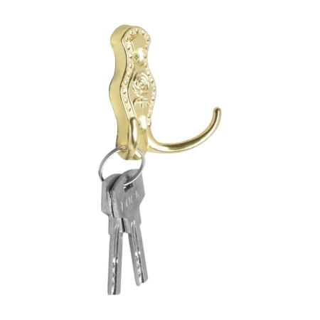 Furniture tundra hook TKD023, two -rod, gold, 4 pcs TMP-1