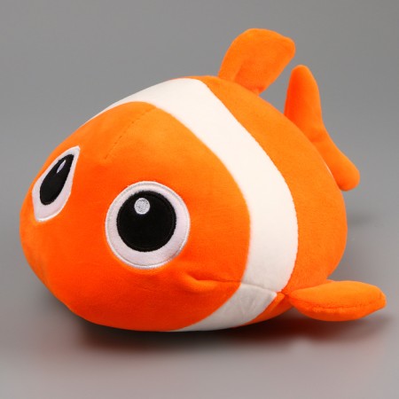 Soft toy "Fish", 19 cm, orange color