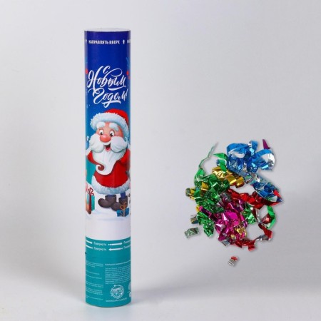 New Year's pneumatic clap "Happy New Year!", 30 cm-1