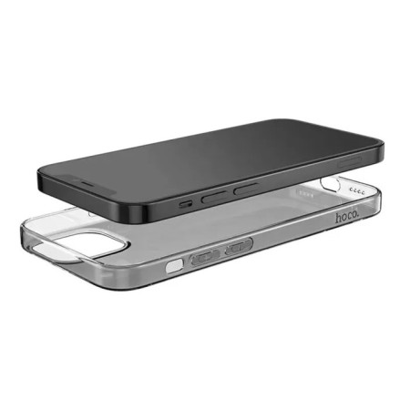 Hoco cover, for iPhone 12/12 Pro, polyurethane (TPU), thickness 0.8 mm, anti -wear, transparent-2