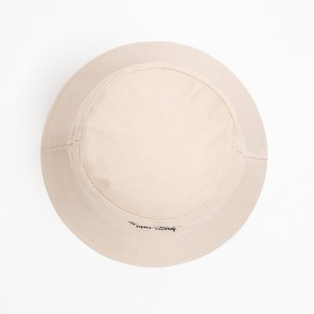 Panama Minaku with inscriptions, beige color, rr 56--58-6