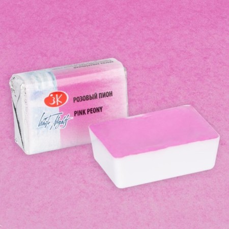 A watercolor art in a cuvette 2.5 ml, ZHK "White Nights", Pink Pion, 1911366