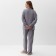 Female pajamas (shirt and trousers) KAFTAN "BASIC" size 40-42, color gray