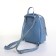 Women's backpack city on a zipper, 4 outer pockets, letizia forzza, blue color