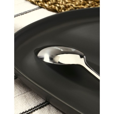 Tablespoon Magistro "Gentry", length 20.5 cm, silver color-3