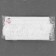 Decorative braid "Furger", 10 cm, 5 ± 0.5 m, white color