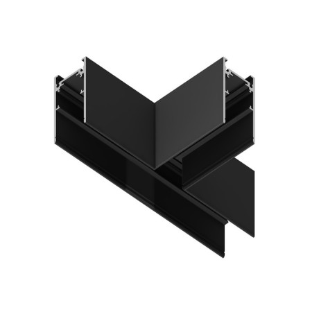 Connector Ambrella T-shaped for the Magnetic GL3374 BK overhead busbar, black
