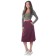 Female skirt, size 50, burgundy color