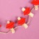 Decorative clothespins with a rope for the suspension "Sponges" set 10 pcs., 2.5 × 12.5 × 13.5 cm