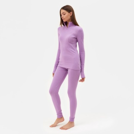 Women's thermal underwear (longshit, leggings) minku color purple, size 52-6