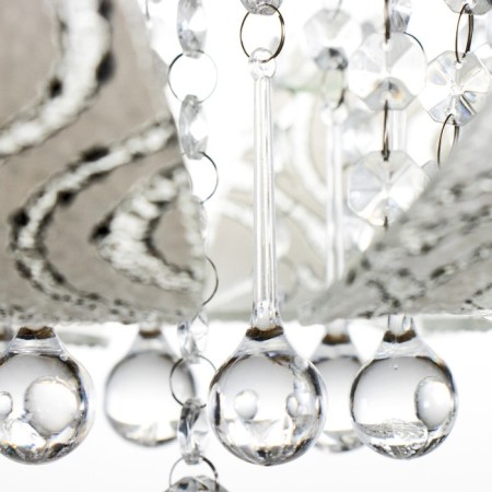 Svetogor chandelier "Türkiye" 4x60W E27 LED lighting chrome 40x40cm-12