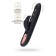 Unrealistic vibrator Waname D-Splash Hail, silicone, black color, 23.8 cm