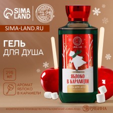 Shower gel, 295 ml, apple aroma in caramel, Ural Lab