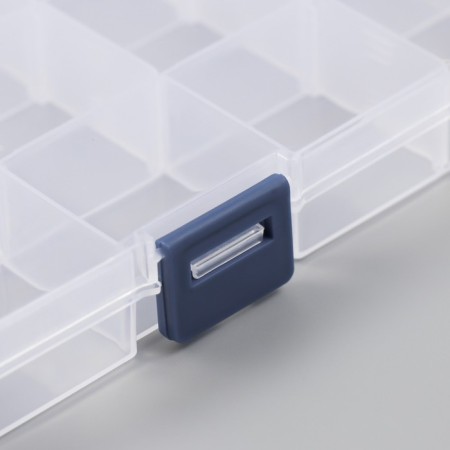 Casket with removable cells for trifles 15 departments 2.2x17.3x10 cm-1
