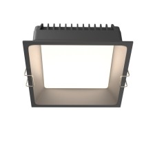 The built-in lamp Technical DL056-18W3-4-4-6K-B, 18W, 14.5x14.5x6 cm, LED, 1230LM, black color black