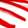 Wire with pile for crafts and decor set of 50 pcs., Size 1 pc. 30 × 0.6 cm, red color