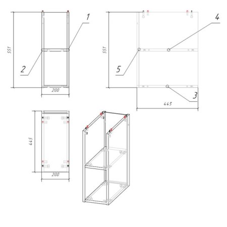 Module for the Tumb Moduo 20, Oak-1