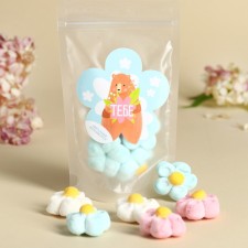 Marshmallow in the form of a flower 