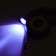 Roulette "Pigzon" with a flashlight, rubberized pen, 5 m, lilac