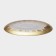 Glass Plane Lack Magistro "Burleske", D = 33 cm, gold color