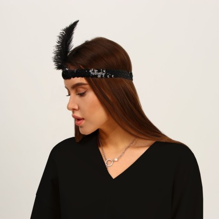 New Year's casting on the head with a pen, black color, for the new year-6