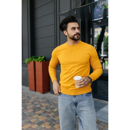 Jumper male ise, size 54, yellow color-11