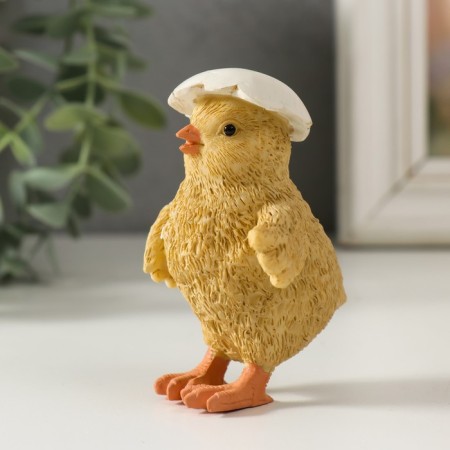 Polystone souvenir "Chicken under a shell" 8.5x5x5.5 cm-1