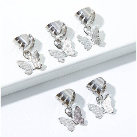 Hairpins piercing for hair "be yourself", 5 pcs., 2 x 1 x 2 cm-2