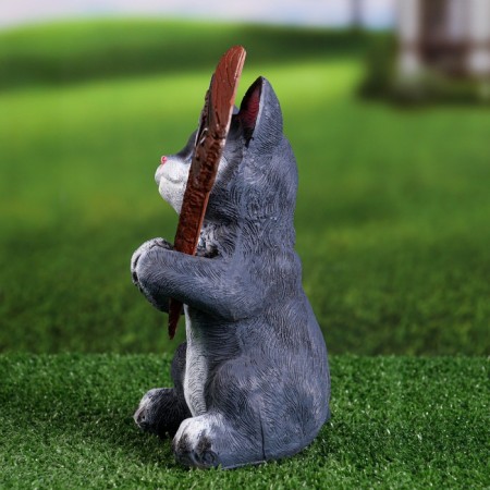 Garden Figure "Kitten Welcome" 12x12x25cm-2